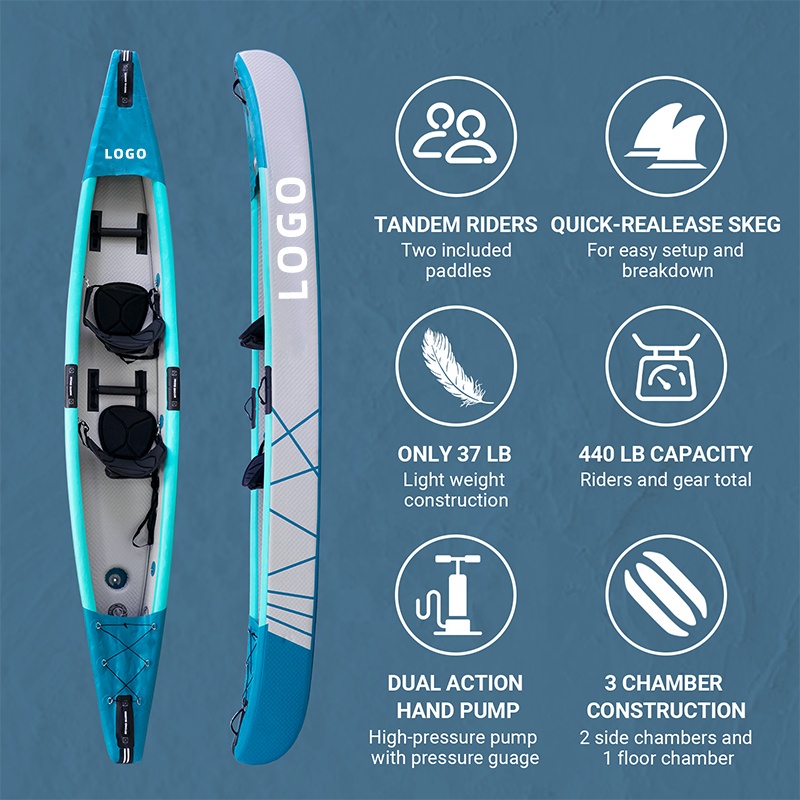 Drop Stitch Kayak Inflatable C - огляд і ціна Fishing Kayak Sit In