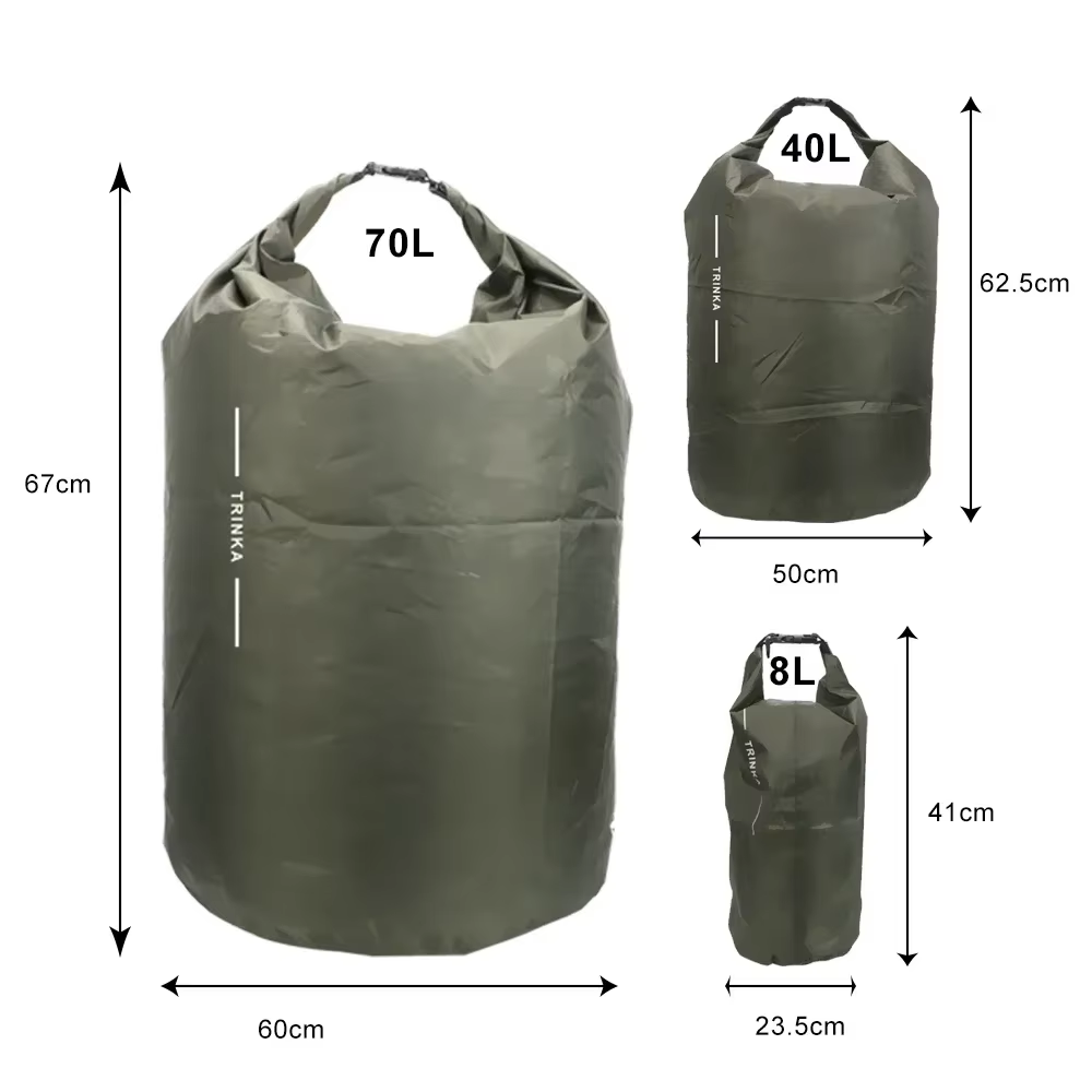 8L 40L 70L Roll‑Top Waterproof - огляд і ціна Fishing Kayak Crate