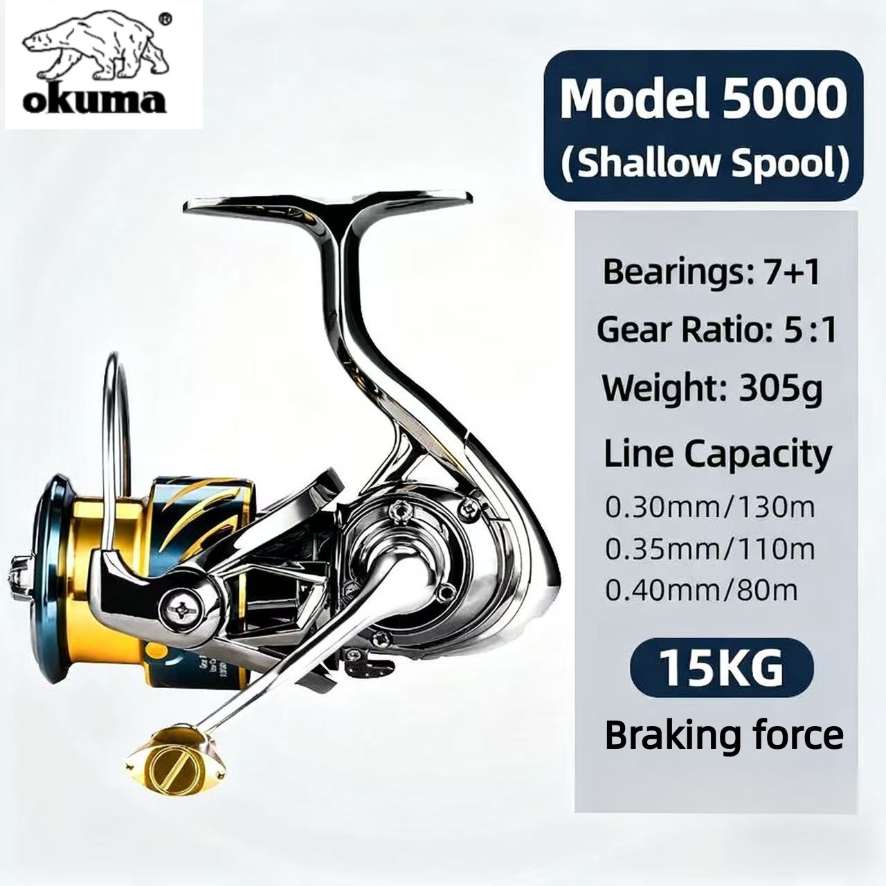 Okuma Fishing Tackle Spinning  - огляд і ціна Kastking Reel Zephyr