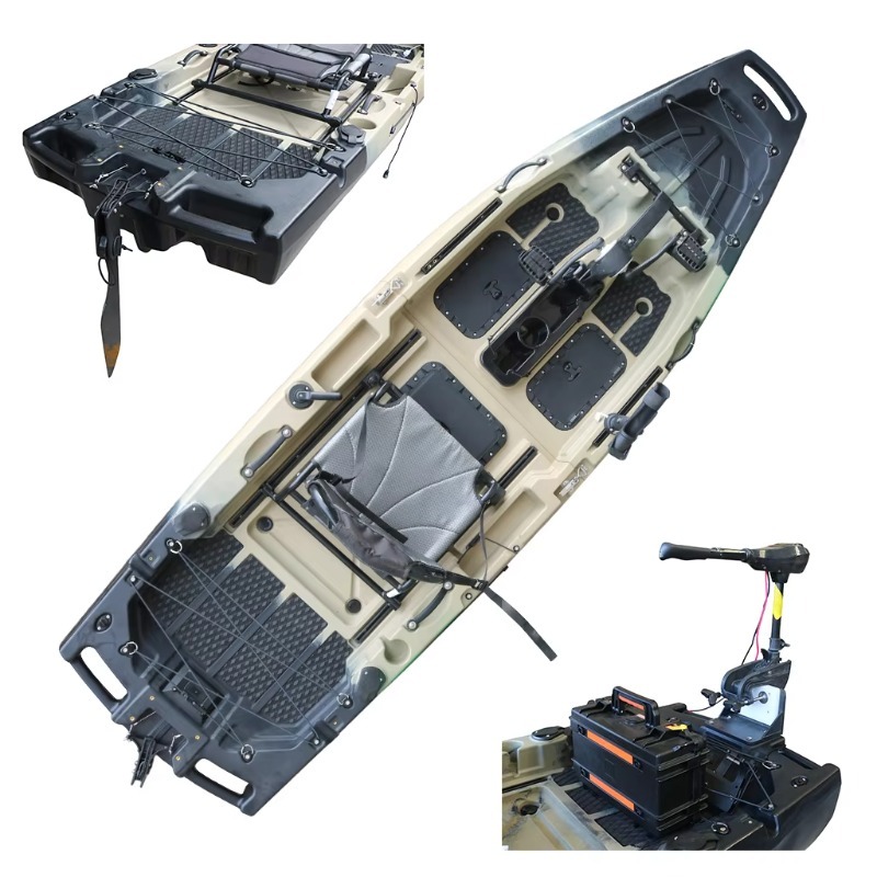 1 Person HDPE/PE Sit-On-Top CE - огляд і ціна Fishing Kayak Paddle